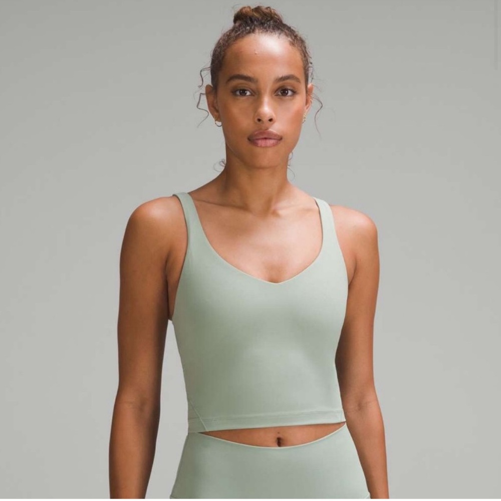 lululemon align tank sage green (no padding)